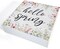 Spring Decor Farmhouse Spring Desk Decorations Wooden Sign, Hello Spring Wood Plaque